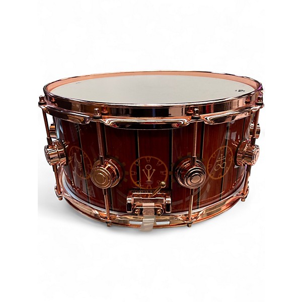 Vintage 2014 DW 14X6.5 Neal Peart?Rush The Time Machine Iconic Snare Time Machine Graphics Drum
