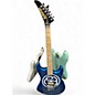 Used Kramer BARETTA BLUE W/ LOTUS Solid Body Electric Guitar thumbnail