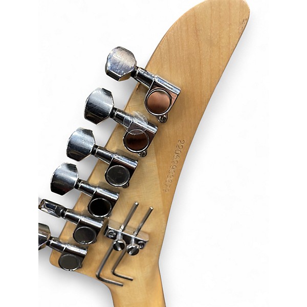 Used Kramer BARETTA BLUE W/ LOTUS Solid Body Electric Guitar