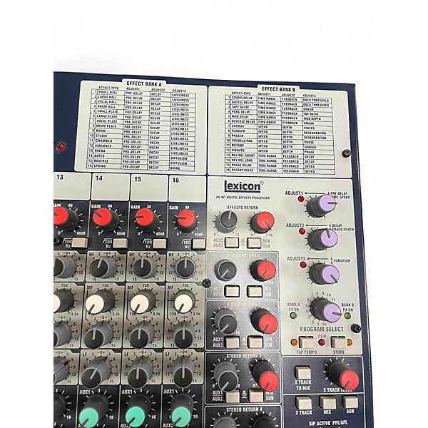 Used Soundcraft FX16II Unpowered Mixer