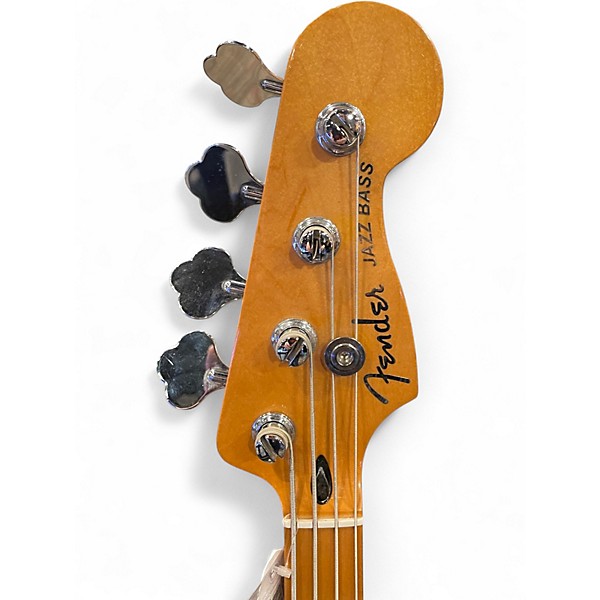 Used Fender Player Plus Active Jazz Bass Olympic Pearl Electric Bass Guitar