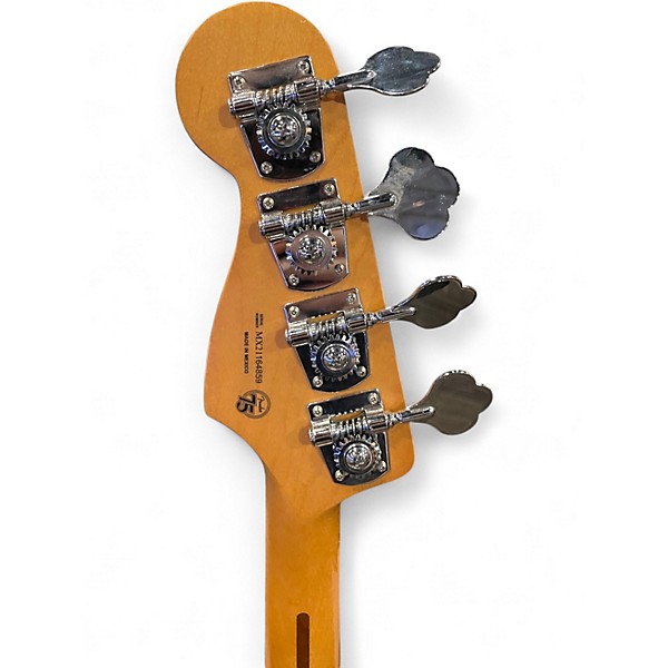 Used Fender Player Plus Active Jazz Bass Olympic Pearl Electric Bass Guitar