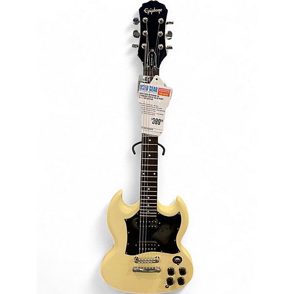 Used 2004 Epiphone SG Standard WHITE Solid Body Electric Guitar