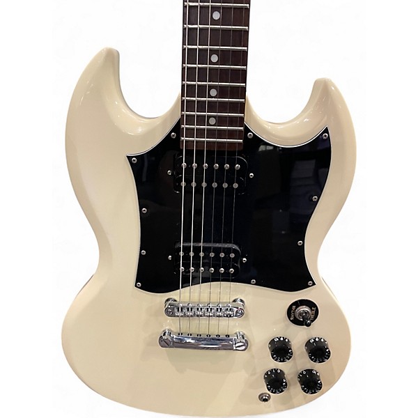 Used 2004 Epiphone SG Standard WHITE Solid Body Electric Guitar