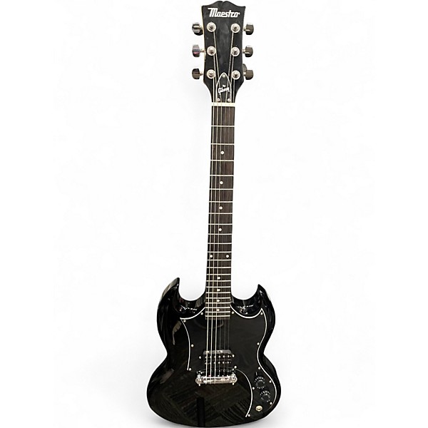 Used First Act AL4042 Black Solid Body Electric Guitar