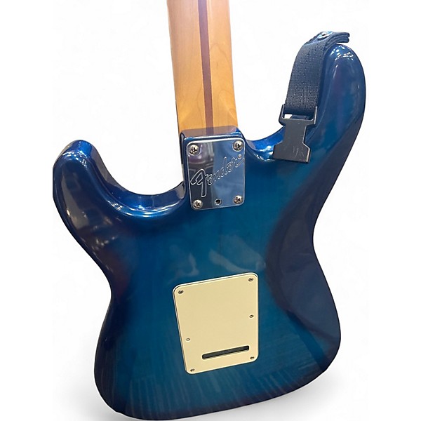 Vintage 1991 Fender Stratocaster Plus Blue Solid Body Electric Guitar