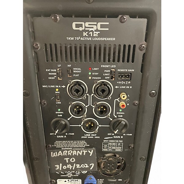 Used QSC K12 Powered Speaker