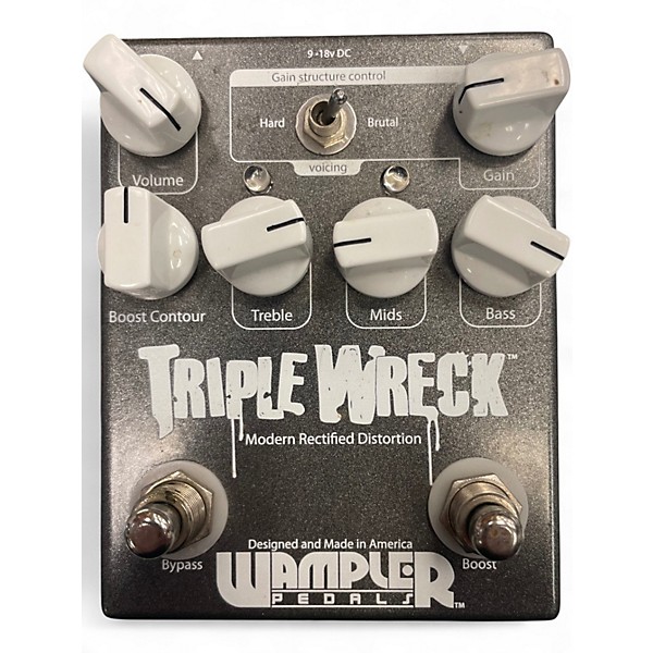 ギター Wampler Triple Wreck Distortion Used Wampler TRIPLE WRECK Effect Pedal | Guitar Center