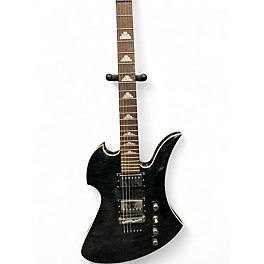 Used B.C. Rich Masterpiece Mockingbird QUILTED BLACK Solid Body Electric Guitar