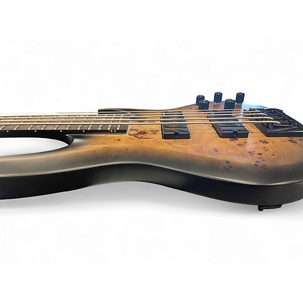 Used ESP LTD B5 5 STRING Ebony Charcoal Burst Electric Bass Guitar