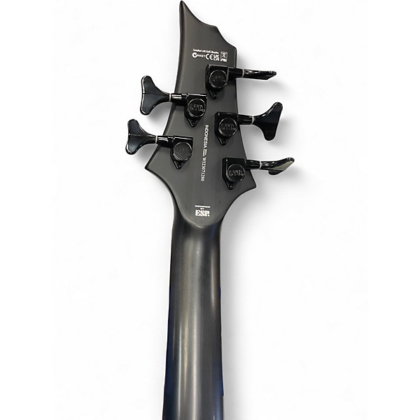 Used ESP LTD B5 5 STRING Ebony Charcoal Burst Electric Bass Guitar