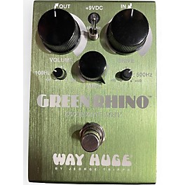 Used Way Huge Electronics WHE202 Green Rhino Overdrive MkII Effect Pedal