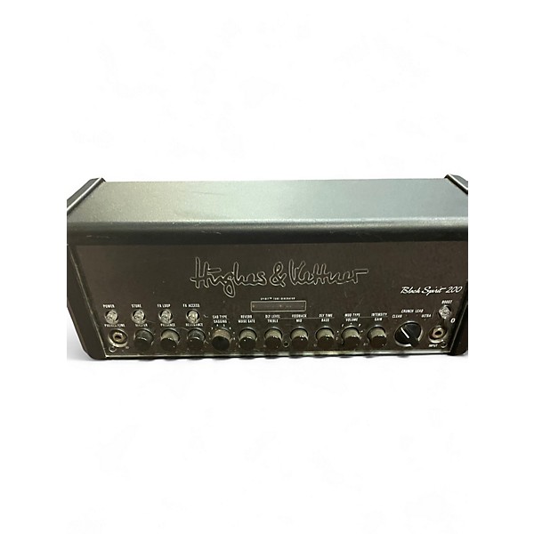 Used Hughes & Kettner black spirit 200 Solid State Guitar Amp Head
