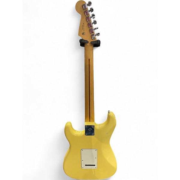Used Fender Player Stratocaster Yellow Solid Body Electric Guitar