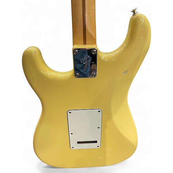 Used Fender Player Stratocaster Yellow Solid Body Electric Guitar