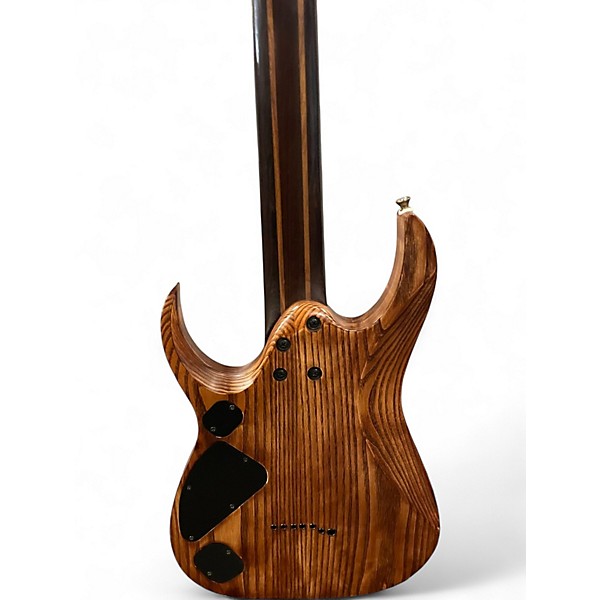 Used Ibanez RGD71AL Antique Brown Stained Burst Solid Body Electric Guitar