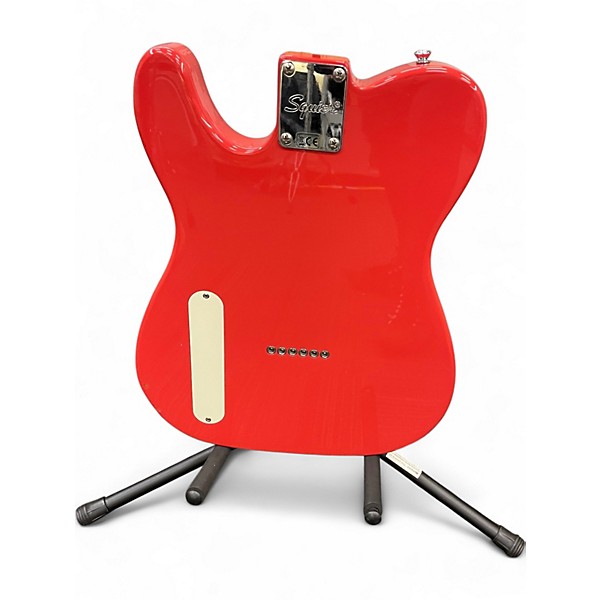 Used Squier PARANORMAL THINLINE CABRONITA TELECASTER CORAL RED Hollow Body Electric Guitar
