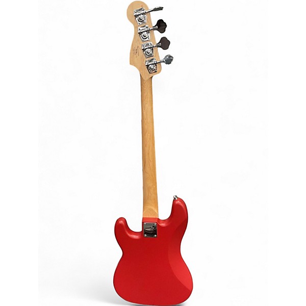 Used Squier Precision Bass MATTE RED Electric Bass Guitar