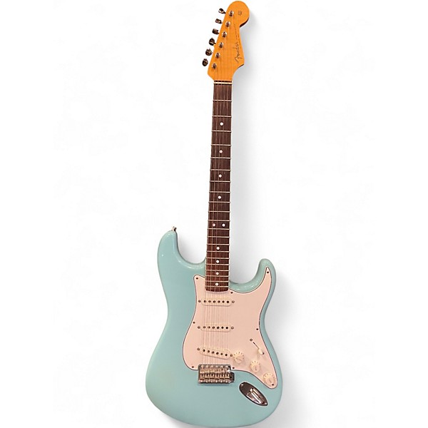Used Fender Artist Series Eric Johnson Stratocaster Tropical Turquoise Solid Body Electric Guitar