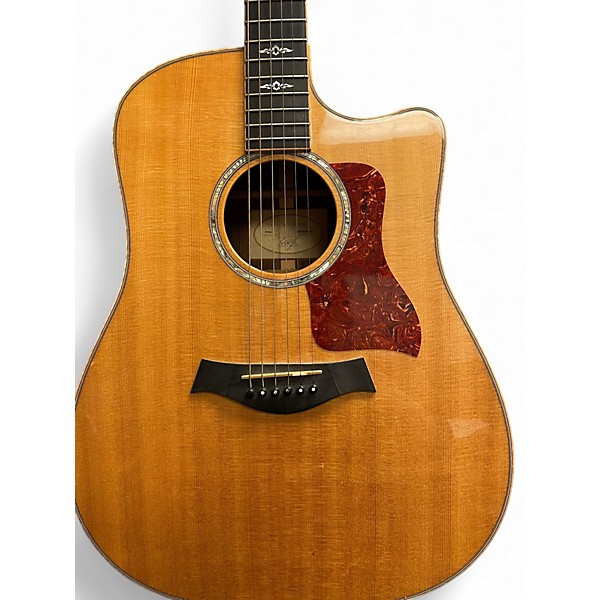 Used 2007 Taylor 810CE Natural Acoustic Electric Guitar