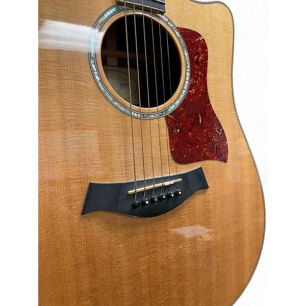 Used 2007 Taylor 810CE Natural Acoustic Electric Guitar