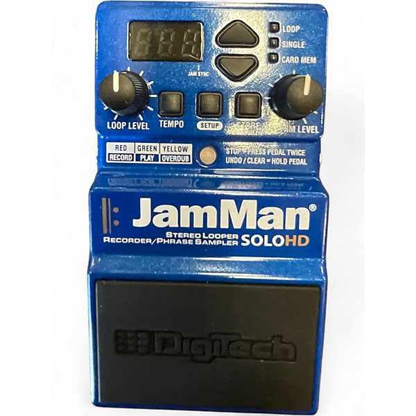 Used DigiTech JAM MAN SOLOHD STEREO LOOPER/RECORDER/PHRASE SAMPLER Effect Processor