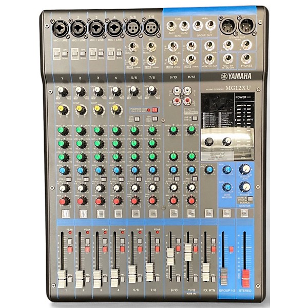 【美品】YAMAHA MG12XU Yamaha MG12XU 12-Channel Mixer With Effects | Guitar Center