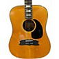 Vintage 1970s Gibson Heritage Custom Natural Acoustic Guitar