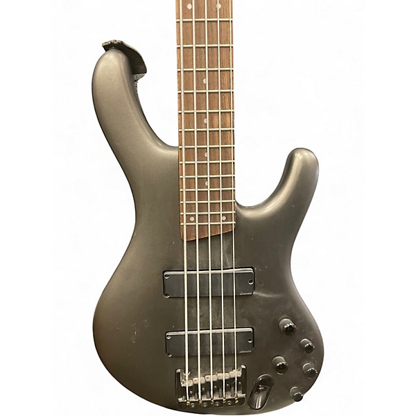 Used Ibanez Ergodyne EDB 605 Gunmetal Gray Electric Bass Guitar