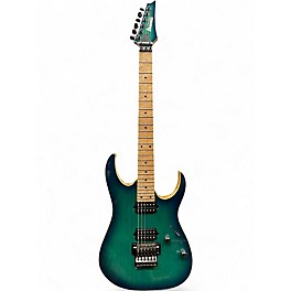 Used Ibanez RG652AHM Nebula Green Solid Body Electric Guitar