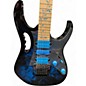 Used Ibanez JEM77P Steve Vai Signature Blue Floral Pattern Solid Body Electric Guitar