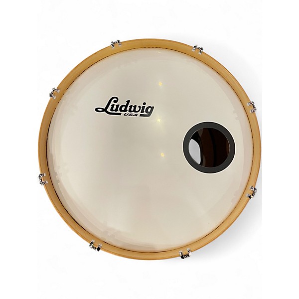 Used Ludwig 3 Piece Signet red red sparkle Drum Kit