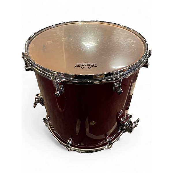 Used Ludwig 3 Piece Signet red red sparkle Drum Kit