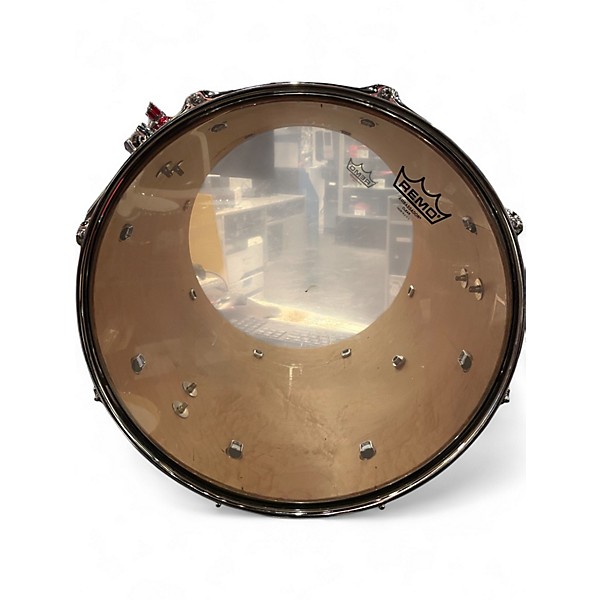 Used Ludwig 3 Piece Signet red red sparkle Drum Kit