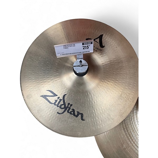 Used Zildjian 14in Avedis Hi Hat Pair Cymbal