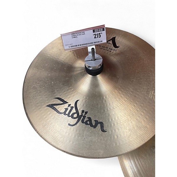 Used Zildjian 14in Avedis Hi Hat Pair Cymbal