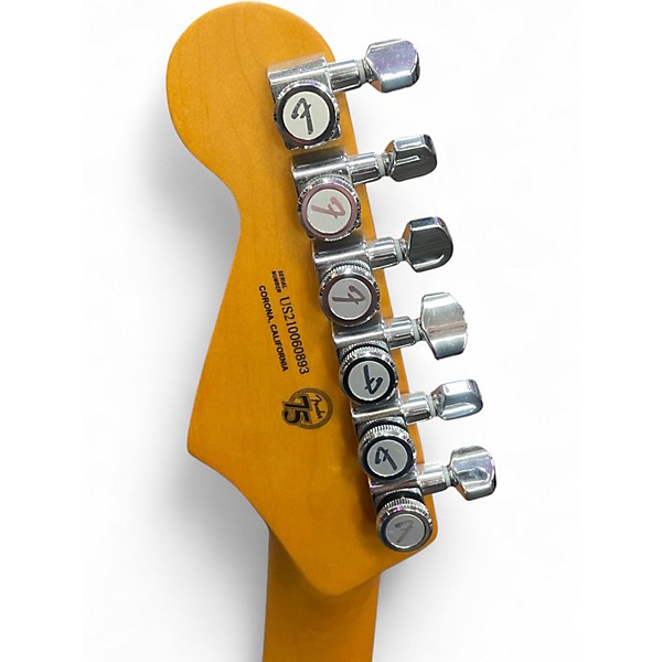 Used Fender American Ultra Stratocaster Ice Blue Metallic Solid Body Electric Guitar