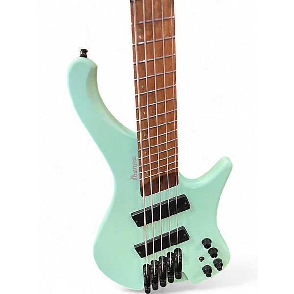 Used Ibanez EHB10005MS Seafoam Green Electric Bass Guitar