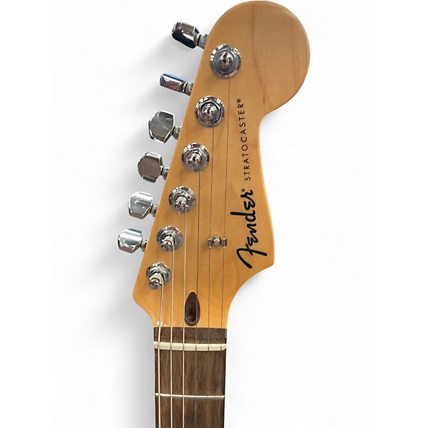 Used Fender Standard Stratocaster Metallic Aqua Marine Solid Body Electric Guitar