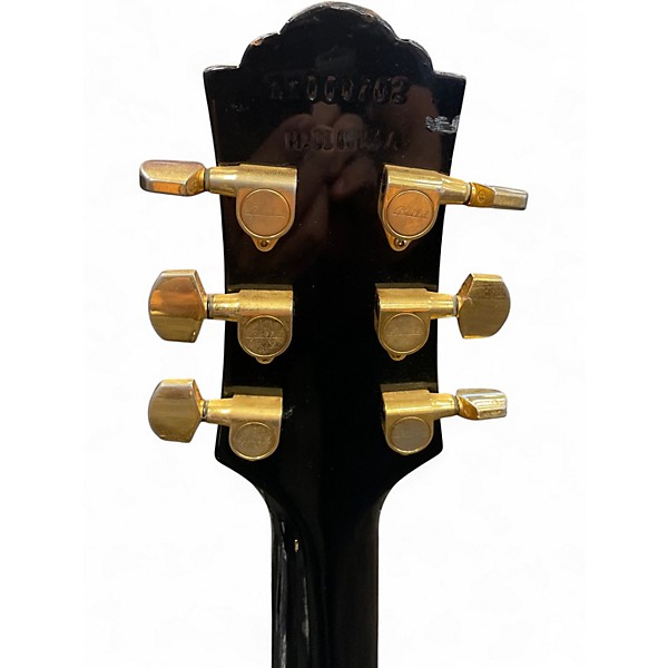 Vintage 1990 Guild Songbird-C Black Acoustic Electric Guitar