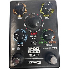 Used Line 6 Pod Express Black Effect Processor