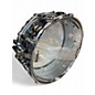 Used Rogers 14X6 STEEL SNARE SILVER Drum