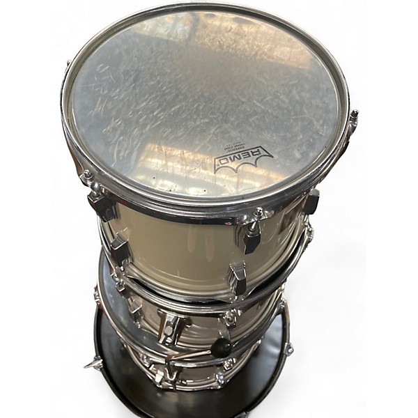 Used Yamaha 4 Piece Power V 4 piece Shell pack White Drum Kit