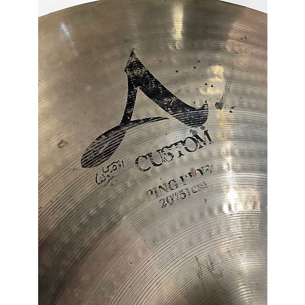Used Zildjian 20in A Custom Ping Ride Cymbal