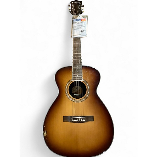 Used Guild M-260 Deluxe 2 Color Sunburst Acoustic Electric Guitar