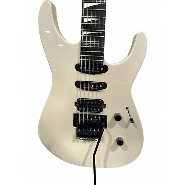 Used Jackson Soloist SL3 Platinum pearl Solid Body Electric Guitar