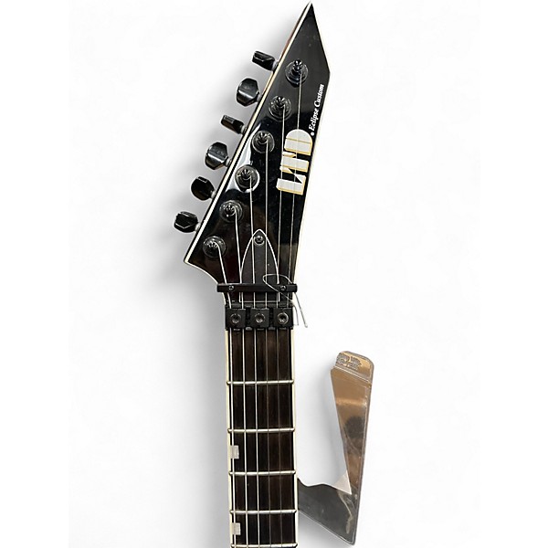 Used ESP LTD ECLIPSE CUSTOM Black Solid Body Electric Guitar