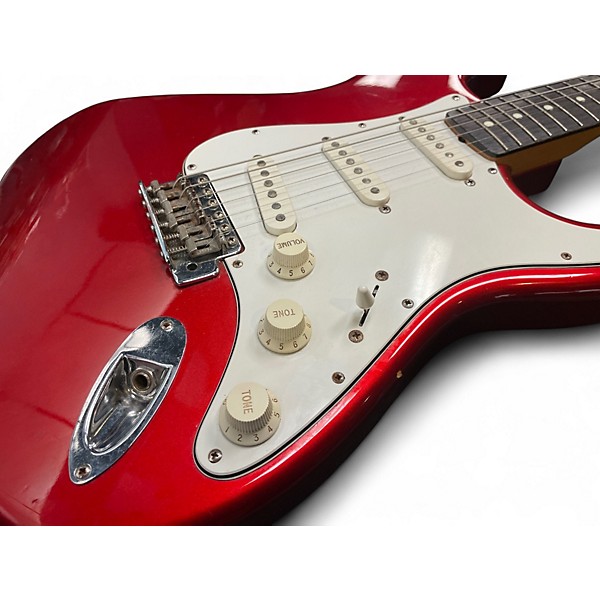 Vintage 1990s Fender FENDER 1990s MIJ Stratocaster Candy Apple Red Solid Body Electric Guitar