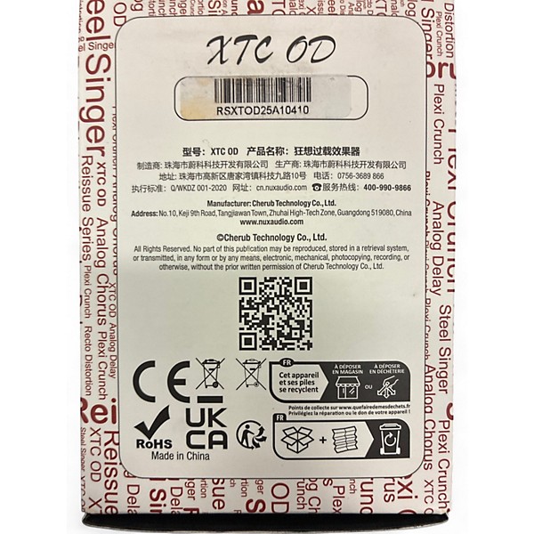 Used NUX Reissue Series XTC Pedal