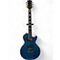 Used Jacobs LP Style Modified Ocean Blue Solid Body Electric Guitar